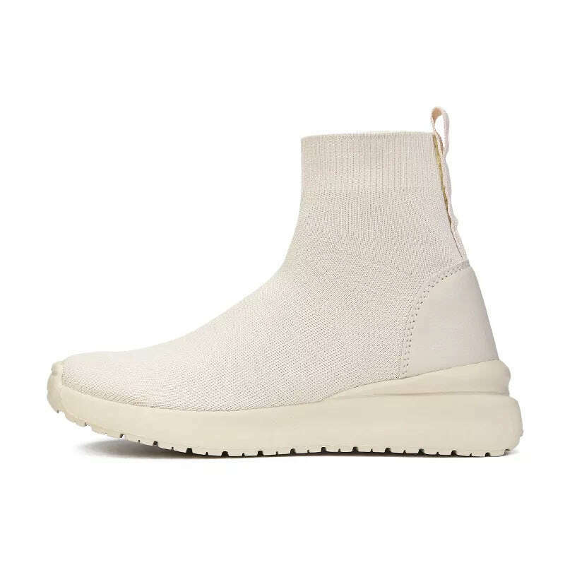 Women Boots Over the Knee Socks Shoes 2020 New Female Fashion Flat Shoes Autumn Winter long Boot for Women Body Shaping Sneakers - KIMLUD