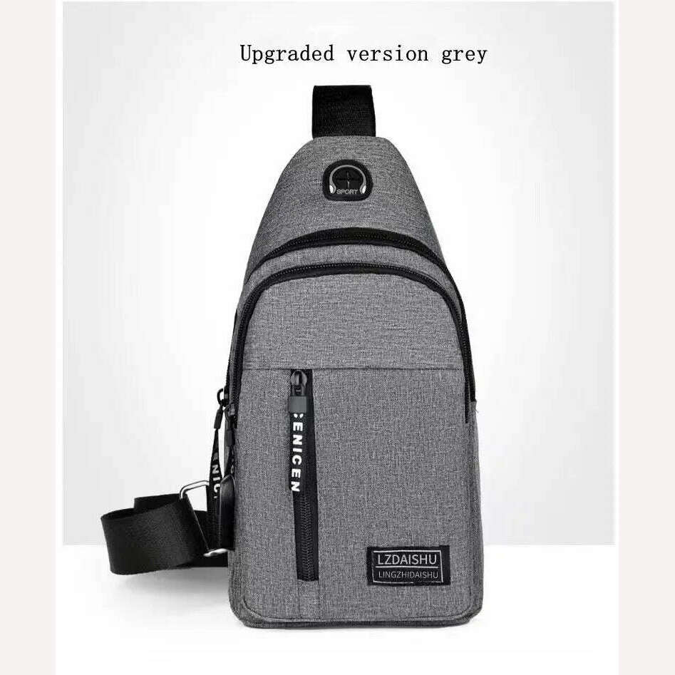 KIMLUD, Women Men's backpack chest bag leisure sports tourism chest bag single shoulder crossbody bag, KIMLUD Womens Clothes
