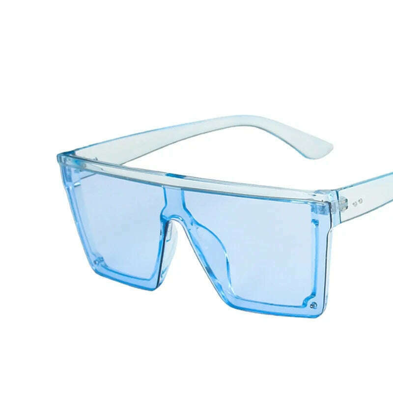 KIMLUD, Women Oversized Square Sunglasses Men Vintage Big Frame Rectangle Sun Glasses Street Photo Driving Eyewear UV400 Gafas De Sol, C14 / As shown in the figu, KIMLUD APPAREL - Womens Clothes