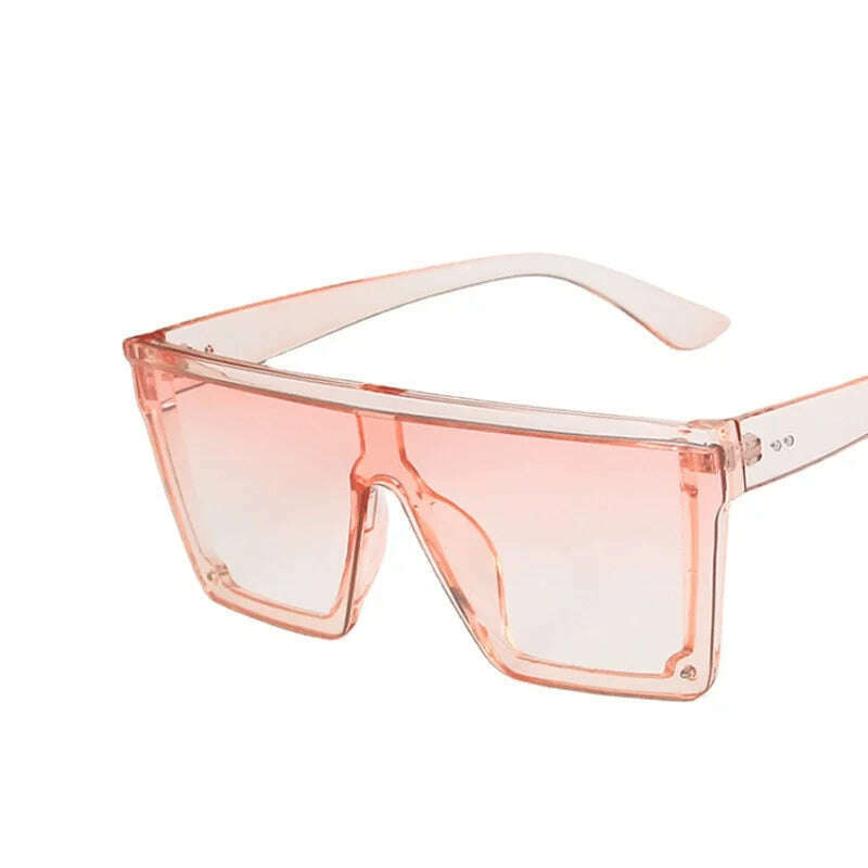 KIMLUD, Women Oversized Square Sunglasses Men Vintage Big Frame Rectangle Sun Glasses Street Photo Driving Eyewear UV400 Gafas De Sol, C13 / As shown in the figu, KIMLUD APPAREL - Womens Clothes