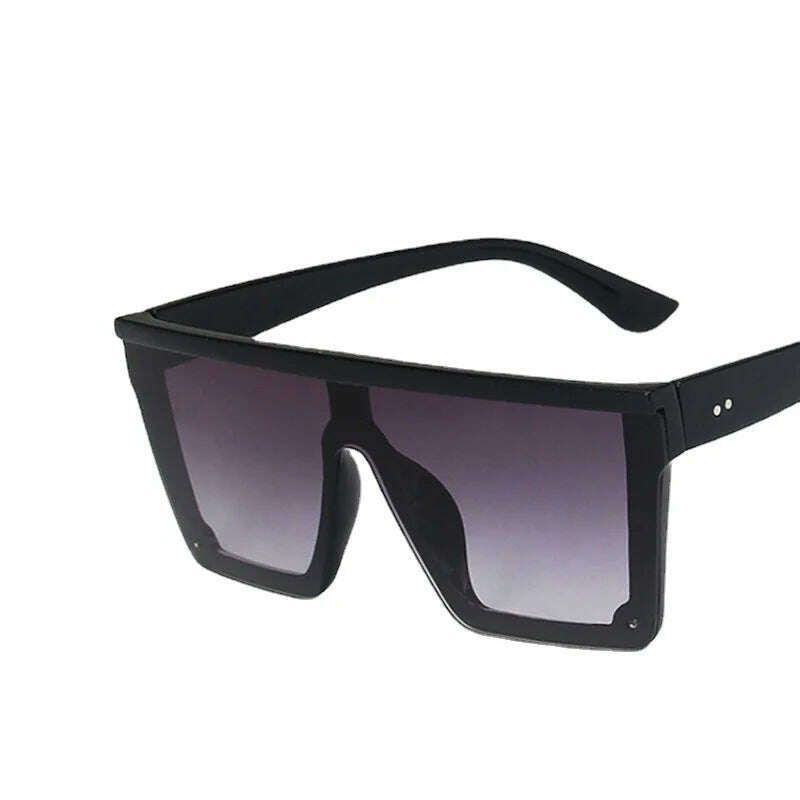 KIMLUD, Women Oversized Square Sunglasses Men Vintage Big Frame Rectangle Sun Glasses Street Photo Driving Eyewear UV400 Gafas De Sol, C7 / As shown in the figu, KIMLUD APPAREL - Womens Clothes