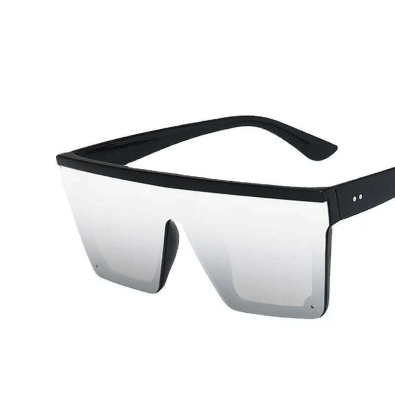 KIMLUD, Women Oversized Square Sunglasses Men Vintage Big Frame Rectangle Sun Glasses Street Photo Driving Eyewear UV400 Gafas De Sol, C6 / As shown in the figu, KIMLUD APPAREL - Womens Clothes