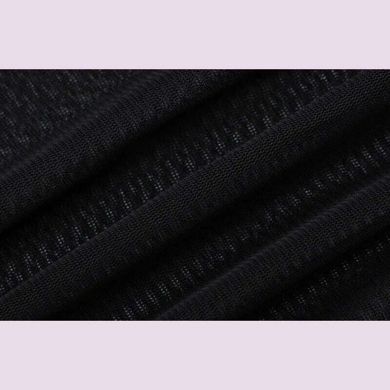 KIMLUD, Women Sexy Sheer Mesh Bodysuit Street Clubwear Long Sleeve Turtleneck Patchwork Slim Fit Leotard Tops Fashion Bodysuits, KIMLUD Womens Clothes