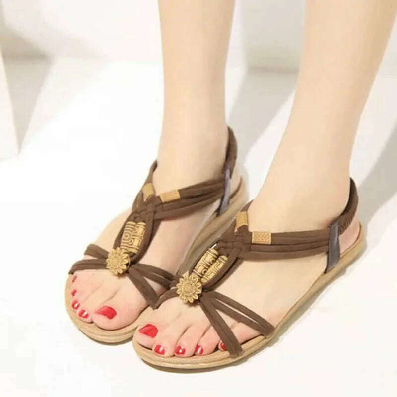 Women Shoes Sandals Comfort Sandals Summer Flip Flops 2020 Fashion High Quality Flat Sandals Gladiator Sandalias Mujer - KIMLUD