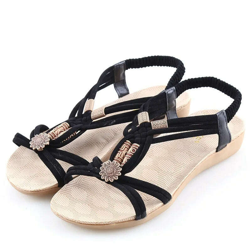 Women Shoes Sandals Comfort Sandals Summer Flip Flops 2020 Fashion High Quality Flat Sandals Gladiator Sandalias Mujer - KIMLUD
