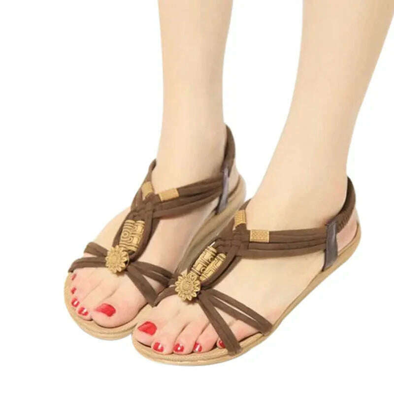 Women Shoes Sandals Comfort Sandals Summer Flip Flops 2020 Fashion High Quality Flat Sandals Gladiator Sandalias Mujer - KIMLUD