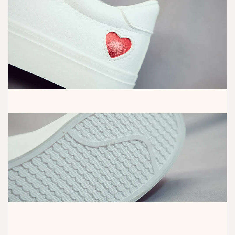 KIMLUD, Women Sneakers New Women Shoes Trend Casual Flats Sneakers Female New Fashion Comfort Cute Heart Vulcanized Platform Shoes, KIMLUD Womens Clothes