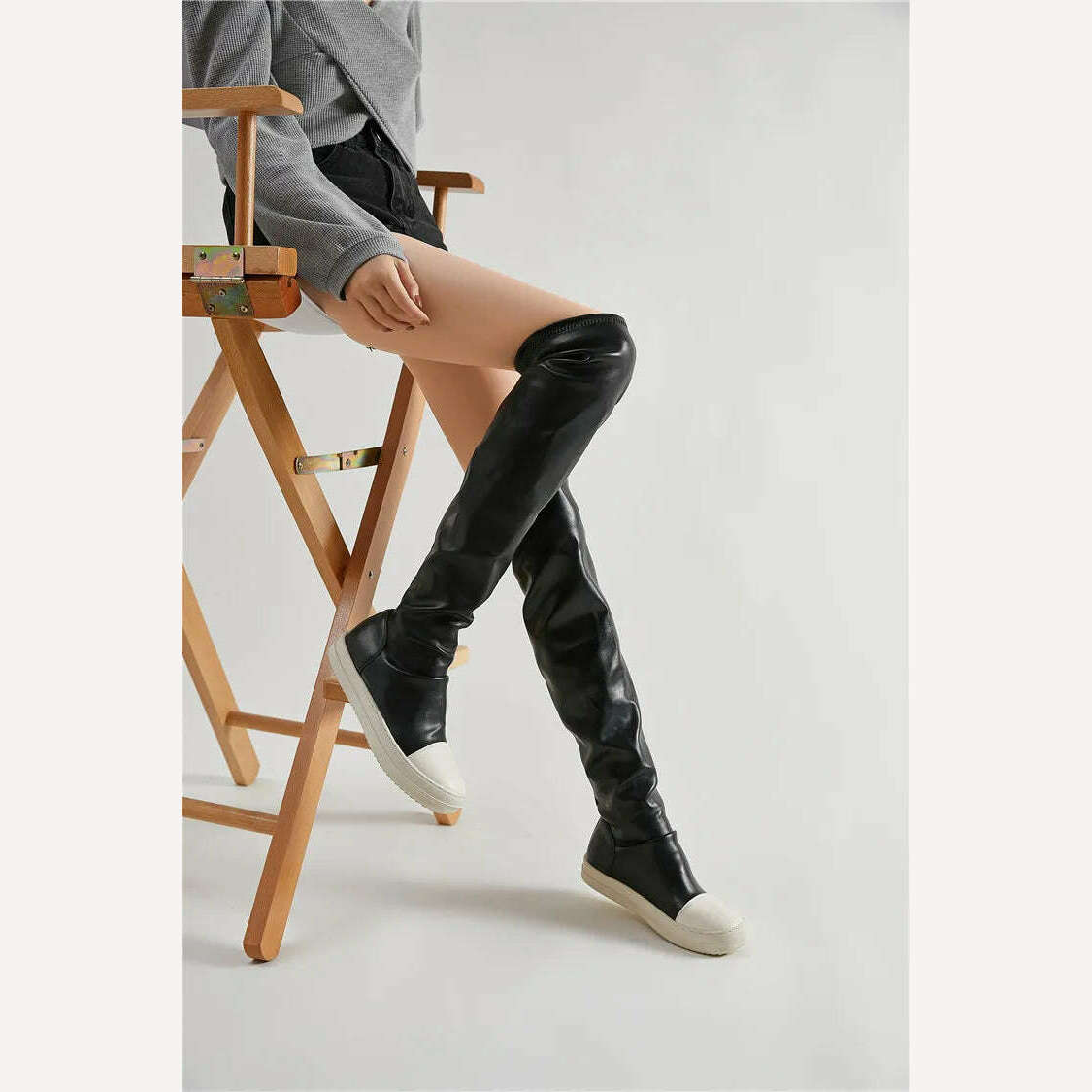 Women's Boots Plus Size Boots Over Knee Boots Casual Flats Women's Sneakers Women's Shoes - KIMLUD