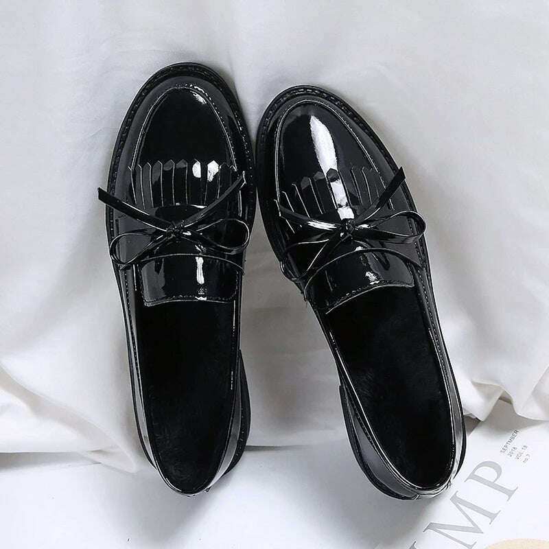 KIMLUD, Women's Flats spring summer shoes woman sandalias2022 slides shoes designer Loafers Patent Leather Low Heels Oxford sport Shoe, KIMLUD Womens Clothes