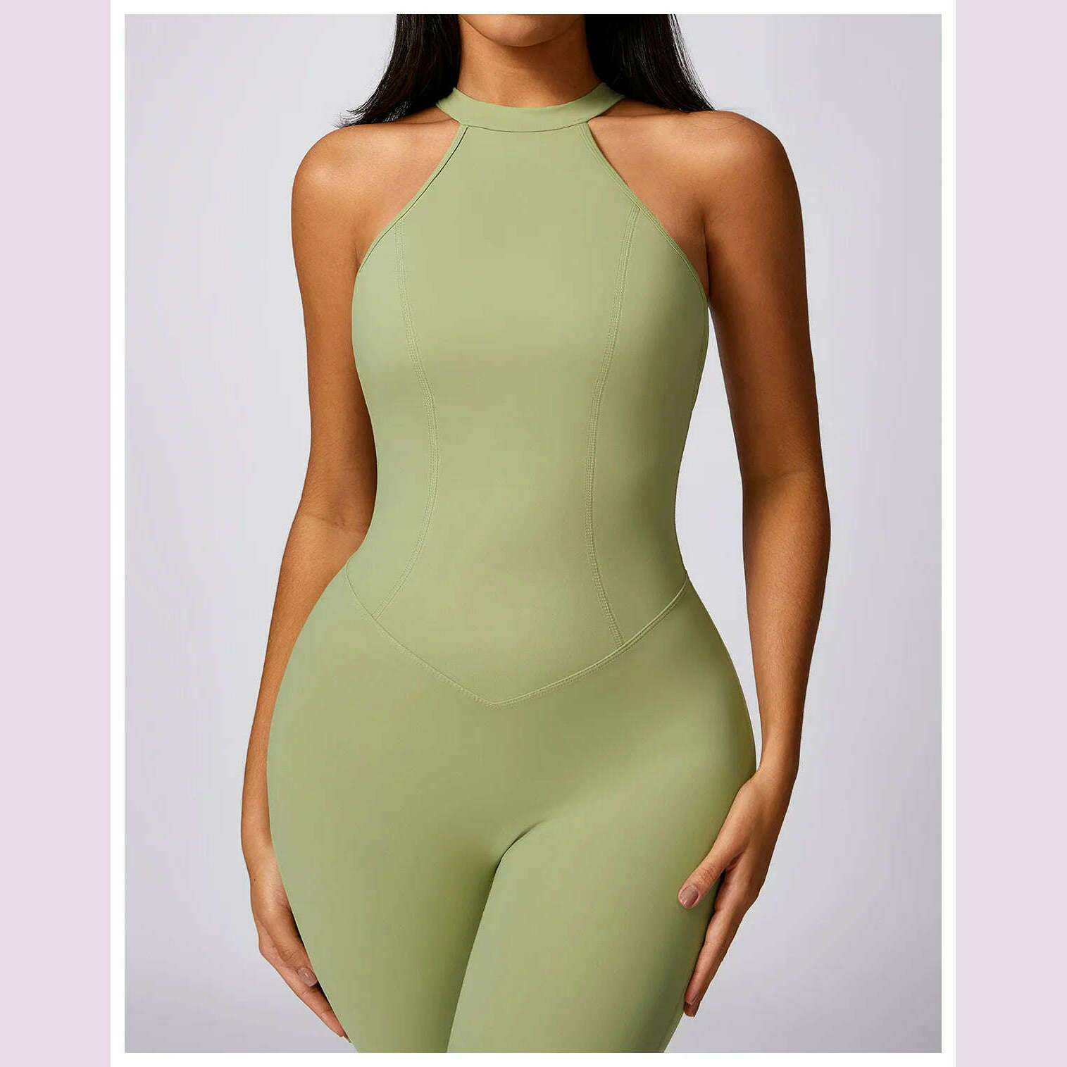 Women's 2024 New INS Network Red Same Hip Lift Back Outdoor Running Tight Exercise Quick Dry Yoga Fitness Jumpsuit - KIMLUD