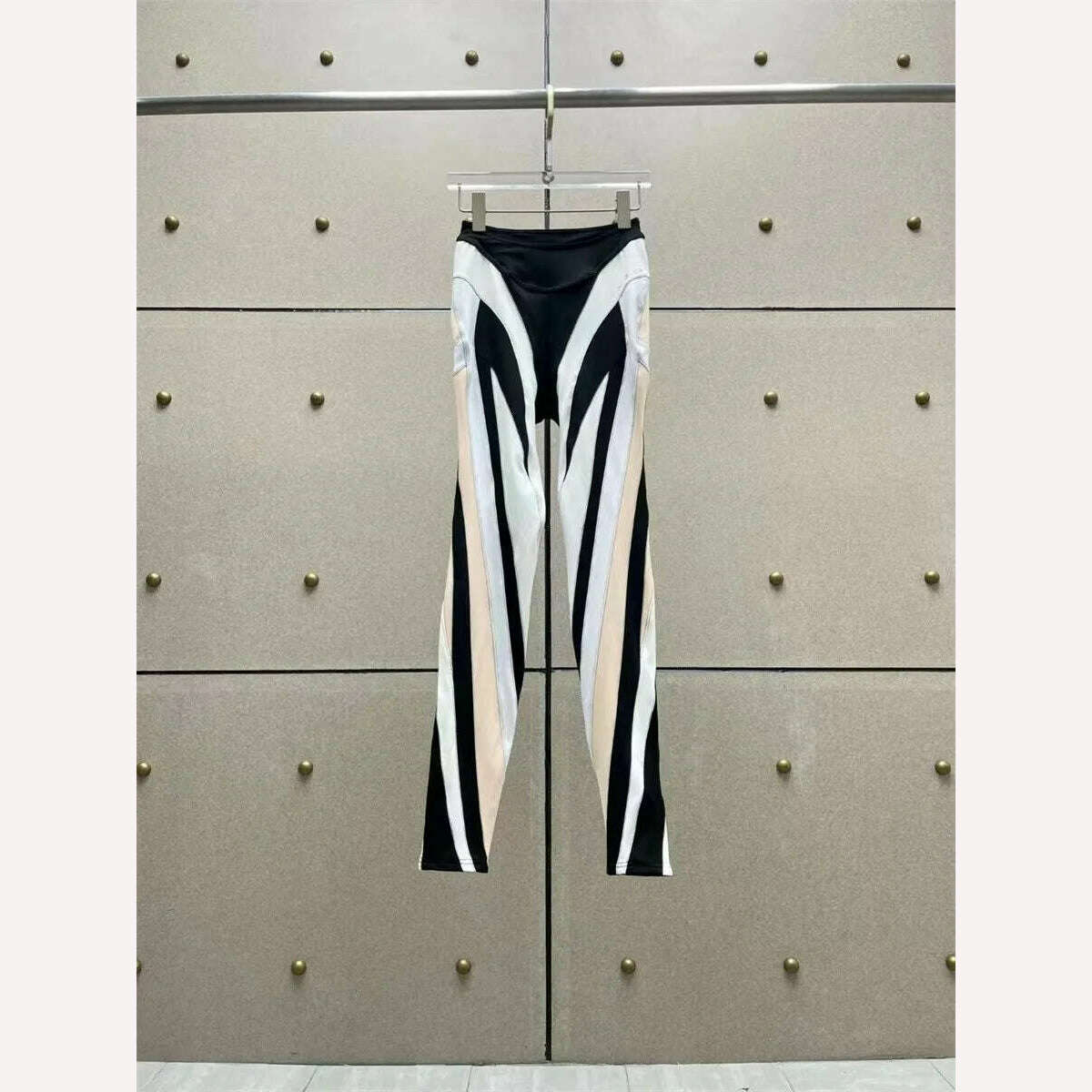 KIMLUD, Women's Colorblocking Bottoms, 2023Autumn Women's High Stretch Leggings Fashion Ladies Pants Women clothes y2k clothing traf, Black / S, KIMLUD APPAREL - Womens Clothes