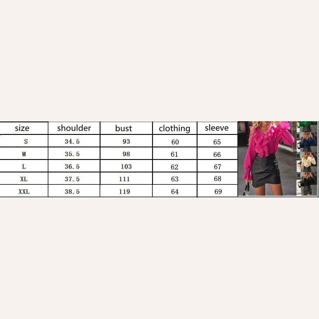 KIMLUD, Women's Fashion Spring And Autumn New Rose Red V-Neck Long Sleeve Ruffle Edge Single Breasted Elegant Office Shirt Women Tops, KIMLUD Womens Clothes