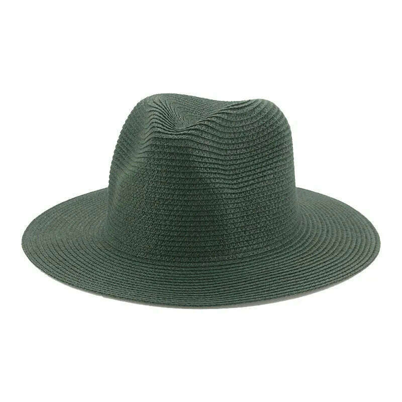 Women's Hat Hats for Women Summer Straw Sun Hats Men's Caps Sun Protection Beach Summer Women Men Panama Straw Hat Gorras Hombre - KIMLUD