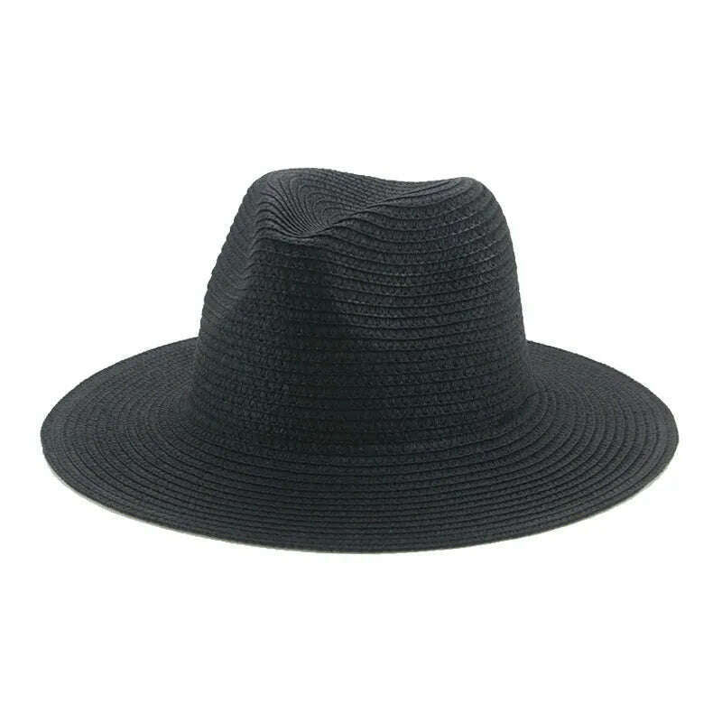 Women's Hat Hats for Women Summer Straw Sun Hats Men's Caps Sun Protection Beach Summer Women Men Panama Straw Hat Gorras Hombre - KIMLUD
