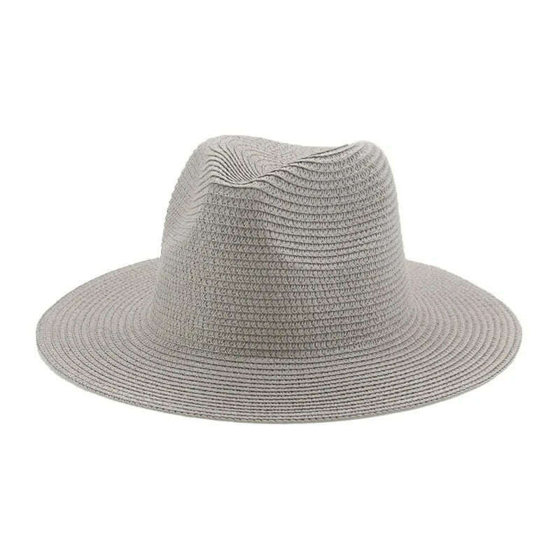 Women's Hat Hats for Women Summer Straw Sun Hats Men's Caps Sun Protection Beach Summer Women Men Panama Straw Hat Gorras Hombre - KIMLUD