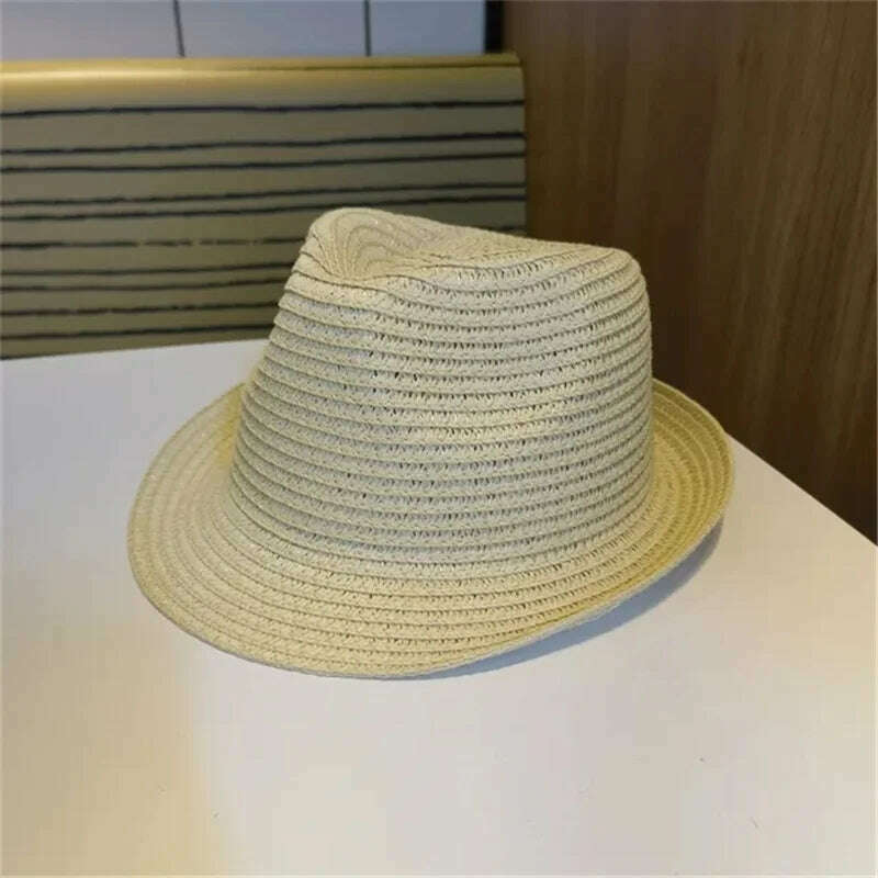Women's Hat Hats for Women Summer Straw Sun Hats Men's Caps Sun Protection Beach Summer Women Men Panama Straw Hat Gorras Hombre - KIMLUD