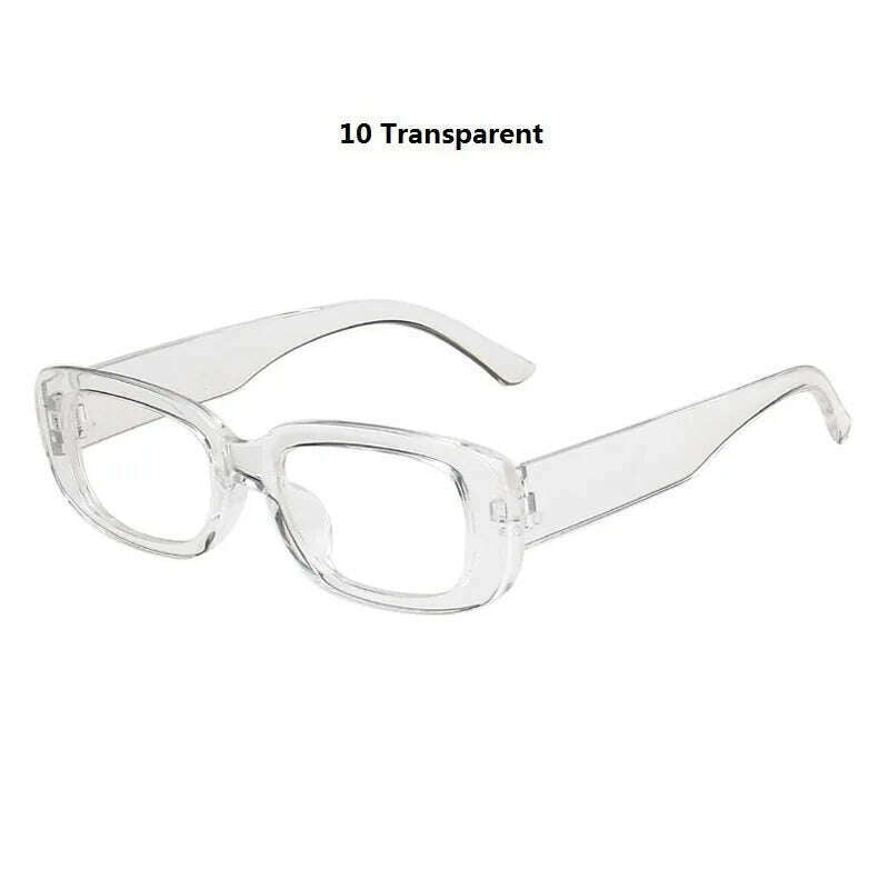 Women's Rectangle Retro Sunglasses Square Designer Small Sunglasses Women Female Sun Glasses Vintage Driving Shades UV400 - KIMLUD