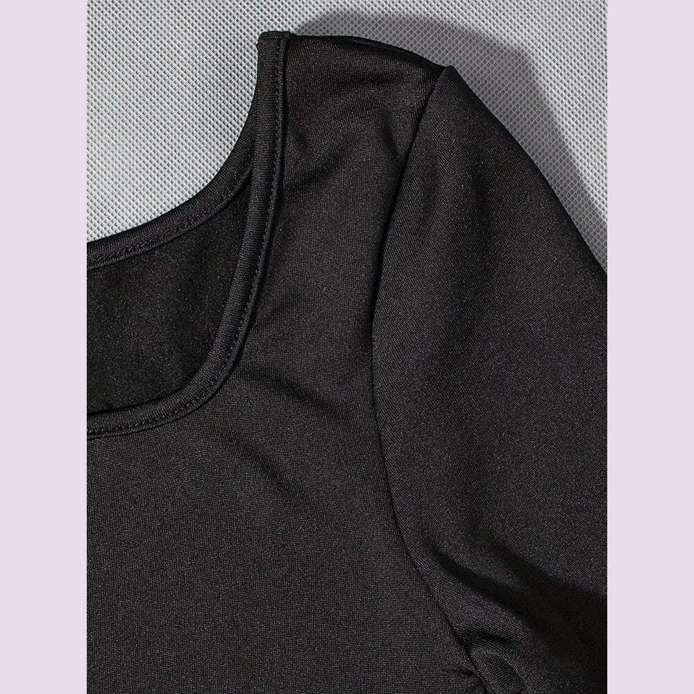 KIMLUD, Women's Rompers Short Sleeve Solid Skinny Bodycon Jumpsuits Fashion Sports Fitness Casual Activity Streetwear Overalls, KIMLUD Womens Clothes