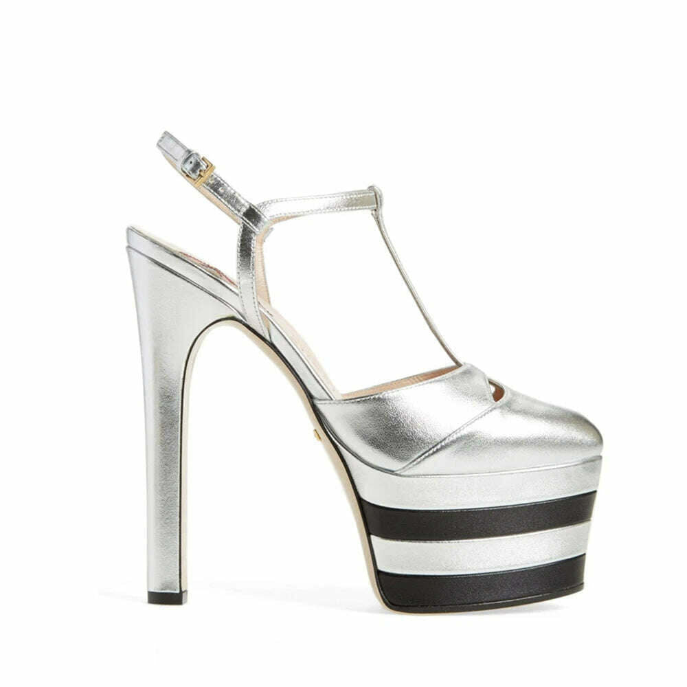 KIMLUD, Women's Summer New Brand Thick Sole Sandals Ultra High Heel Platforms Fashion Party Wedding Women's Single Shoes, KIMLUD Womens Clothes