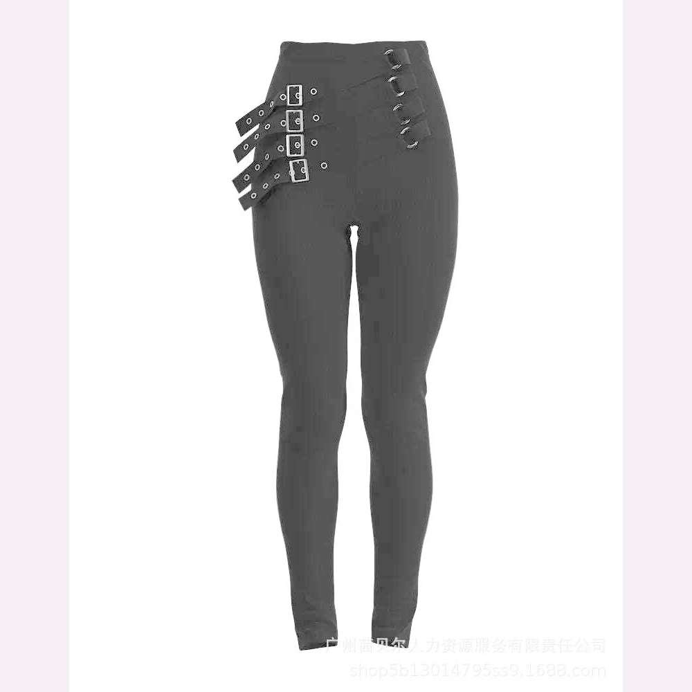 KIMLUD, Womens Trousers 2023 New Black High Waist Slim Fit Pants for Women, KIMLUD Womens Clothes