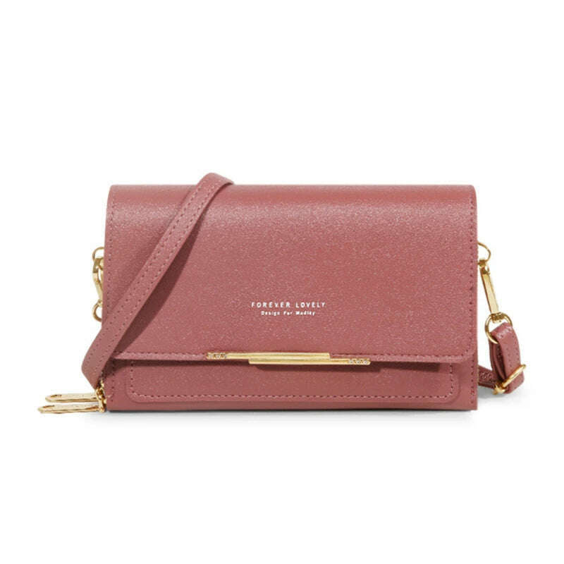 Women's Wallet Korean Handbag Multi Card Large Capacity Casual Shoulder Bag Mobile Phone Packet Fashion New Style - KIMLUD