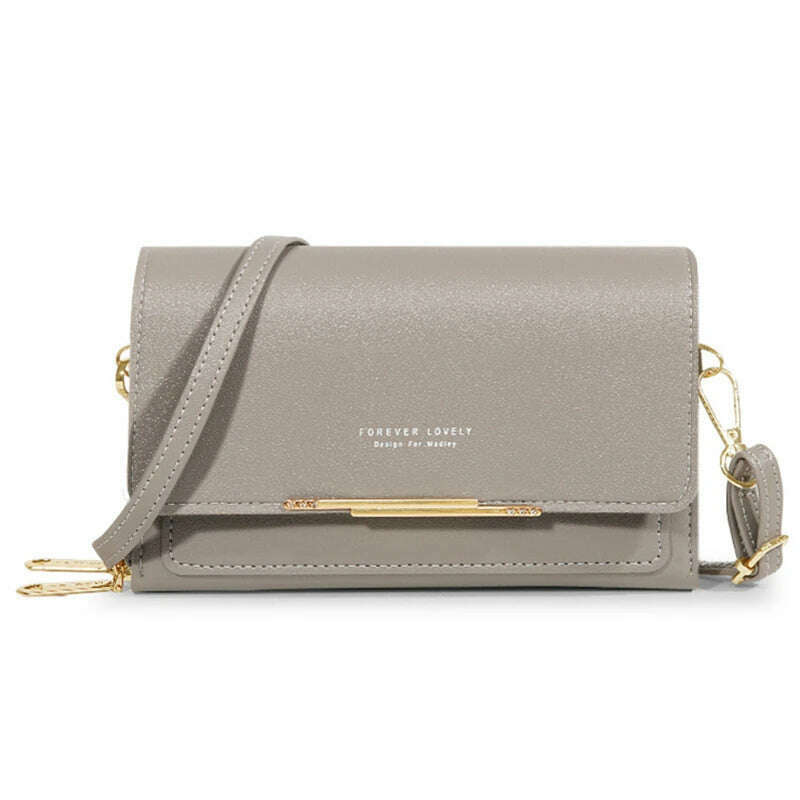 Women's Wallet Korean Handbag Multi Card Large Capacity Casual Shoulder Bag Mobile Phone Packet Fashion New Style - KIMLUD