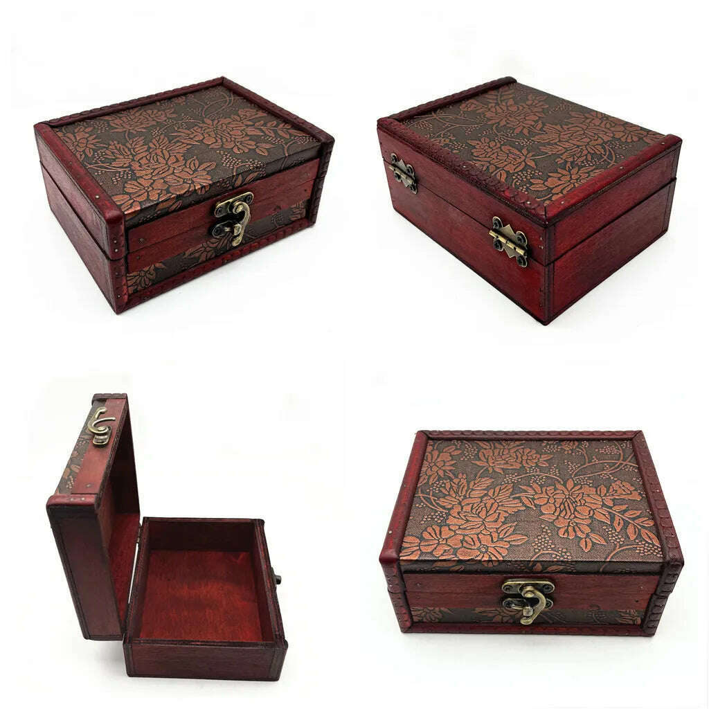 KIMLUD, Wooden Tarot Cards Box Astrology Witch Divination Case Storage Bag Pouch Oracle Dice Accessories L756, KIMLUD Womens Clothes