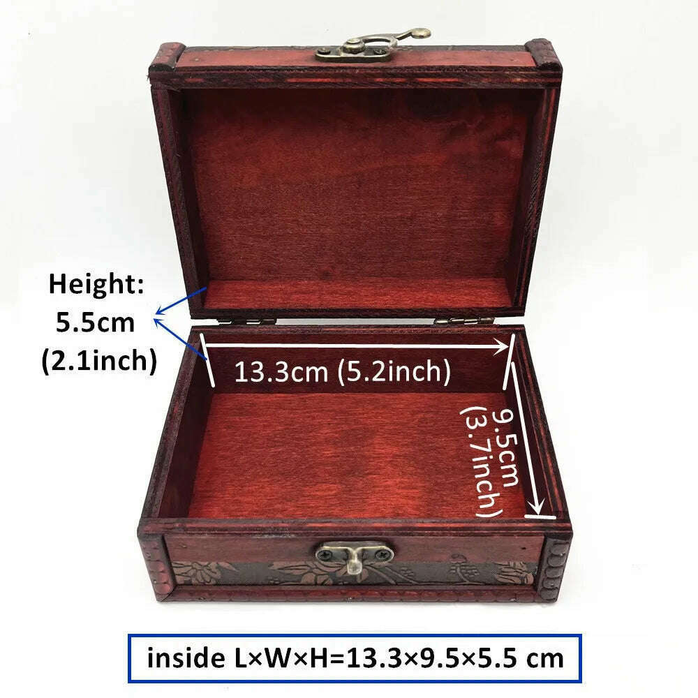 KIMLUD, Wooden Tarot Cards Box Astrology Witch Divination Case Storage Bag Pouch Oracle Dice Accessories L756, KIMLUD Womens Clothes