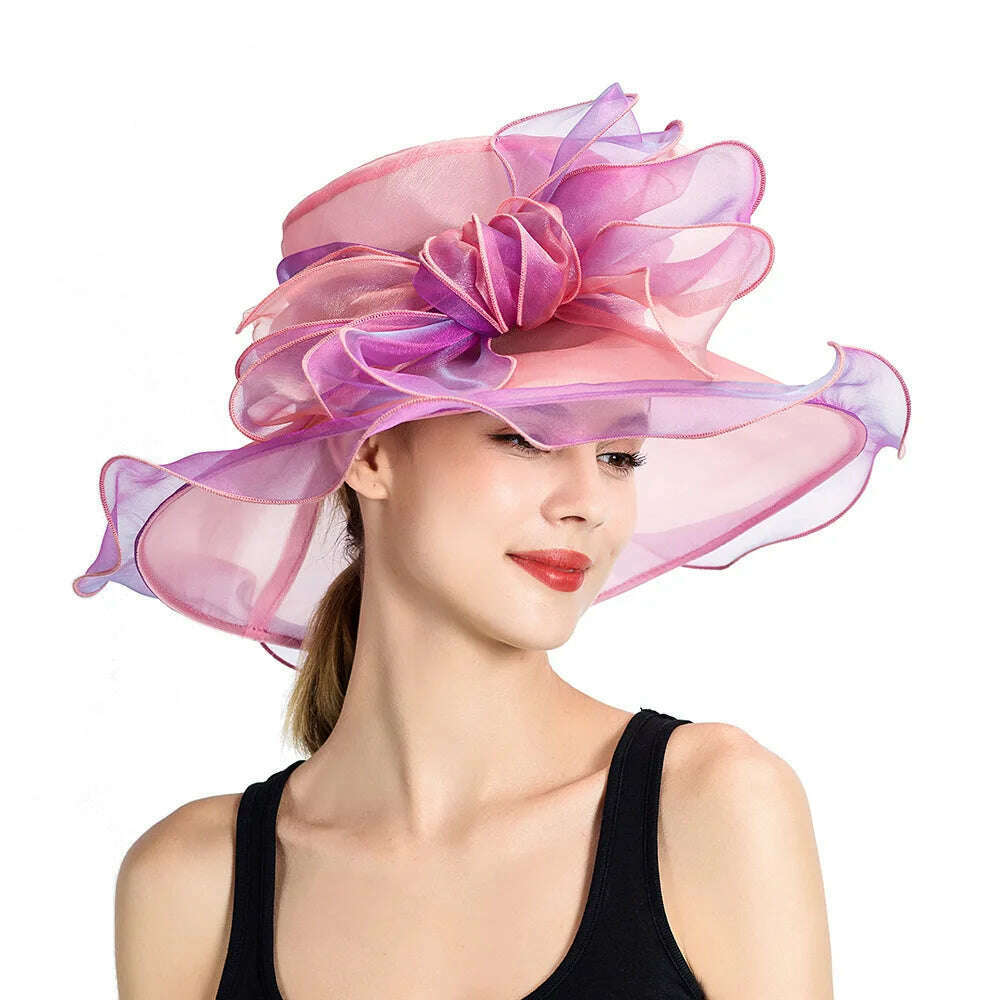 KIMLUD, X474  Adult Fashion Summer Hat Lady Bucket Hats Summer Mesh Cap Outdoor Sunscreen Hat  Bucket Cap Sun Hats for Women, KIMLUD Womens Clothes