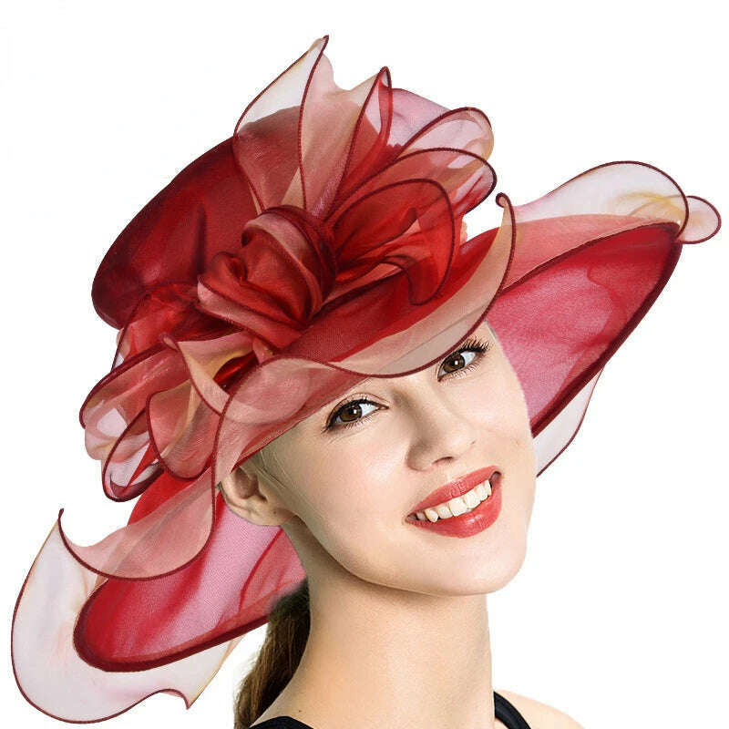 KIMLUD, X474 Adult Fashion Summer Hat Lady Bucket Hats Summer Mesh Cap Outdoor Sunscreen Hat Bucket Cap Sun Hats for Women, KIMLUD Womens Clothes