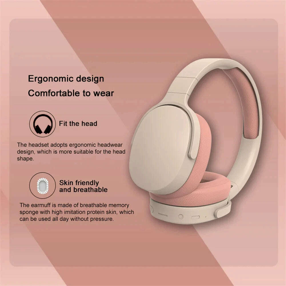 KIMLUD, Xiaomi P2961 Wireless Headphones Bluetooth 5.3 Earphone Stereo HIFI Headset Game Earbuds With Mic For Samsung iPhone 2024 New, KIMLUD Womens Clothes
