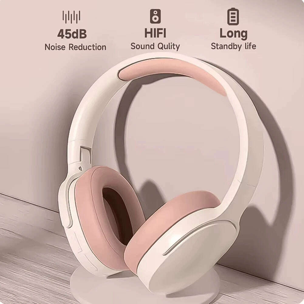 Xiaomi Wireless Headphones P2961 Bluetooth 5.3 Over-ear Earphone For Samsung iPhone Stereo Hifi Headset Game Earbuds With Mic - KIMLUD