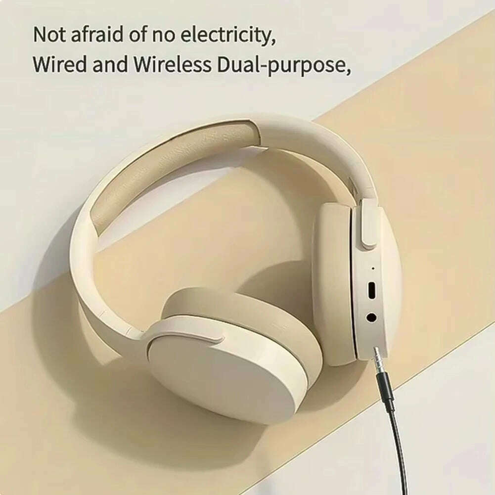 Xiaomi Wireless Headphones P2961 Bluetooth 5.3 Over-ear Earphone For Samsung iPhone Stereo Hifi Headset Game Earbuds With Mic - KIMLUD