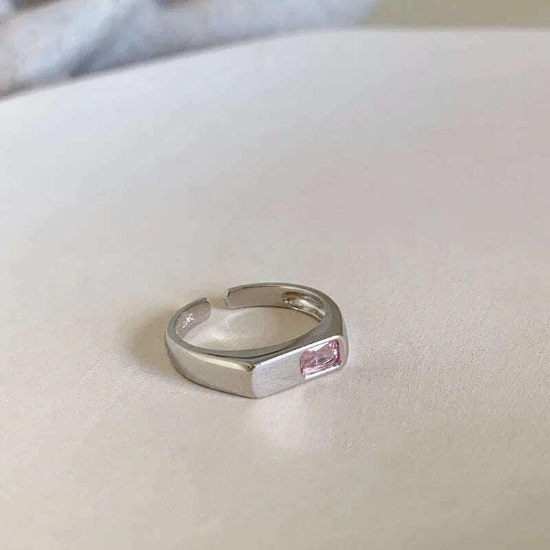 XIYANIKE Vintage Zircon Open Cuff Finger Rings For Women Girl Luxury Fashion New Jewelry Bosom Friend Gift Party кольцо женское - KIMLUD