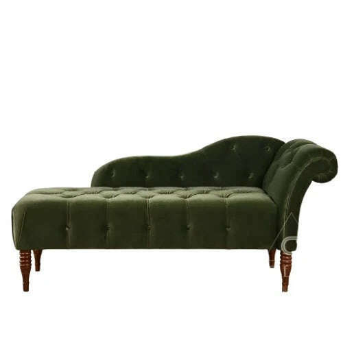 XL American Fabric Chaise Longue Sofa Lazy Recliner Nordic Master Bedroom Taffy Chair - KIMLUD