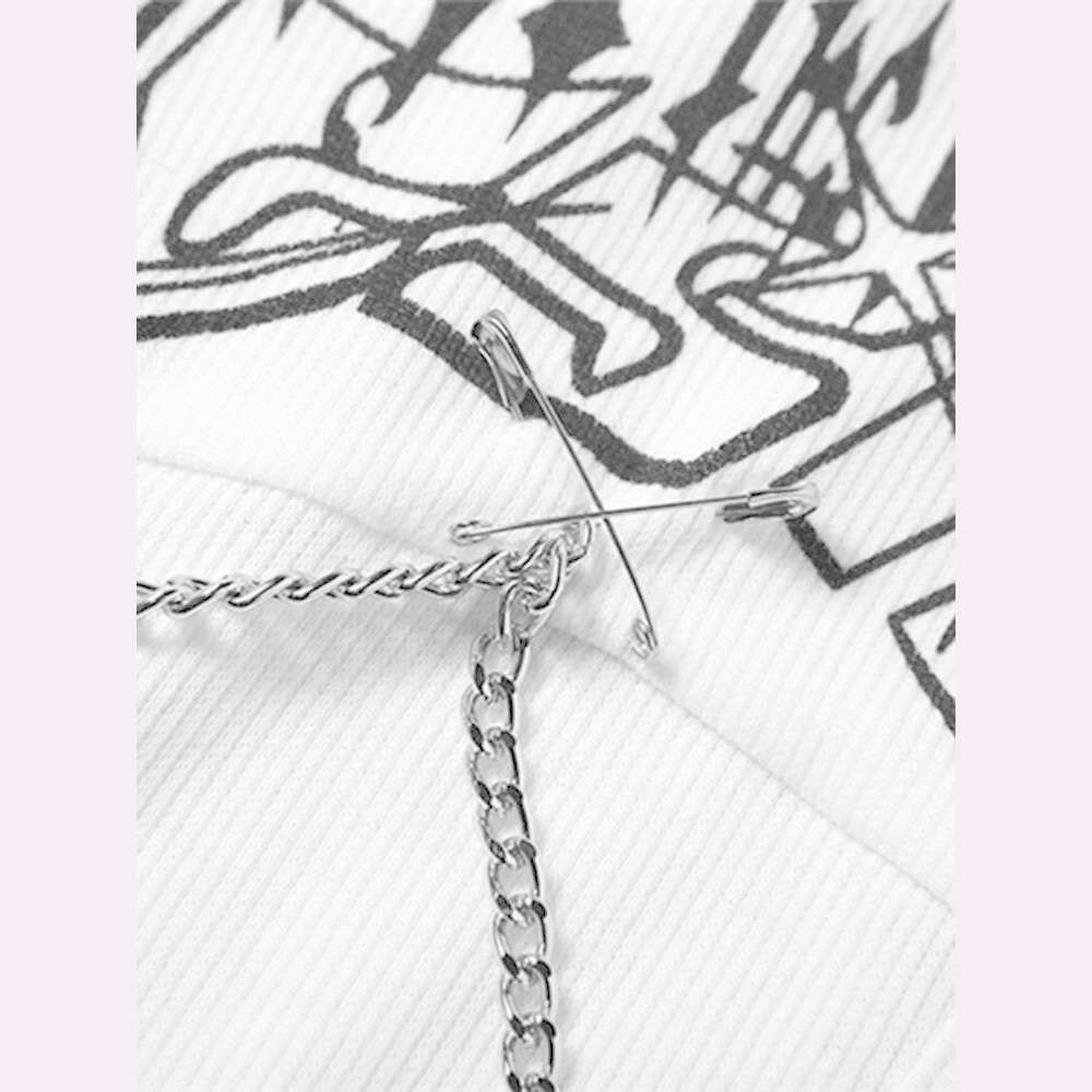 KIMLUD, Y2K Crop Top Female O Neck T Shirt White Corset Top Solid Streetwear Skinny Short Sleeve Tees Graphic T Shirts Women's Clothing, KIMLUD Womens Clothes