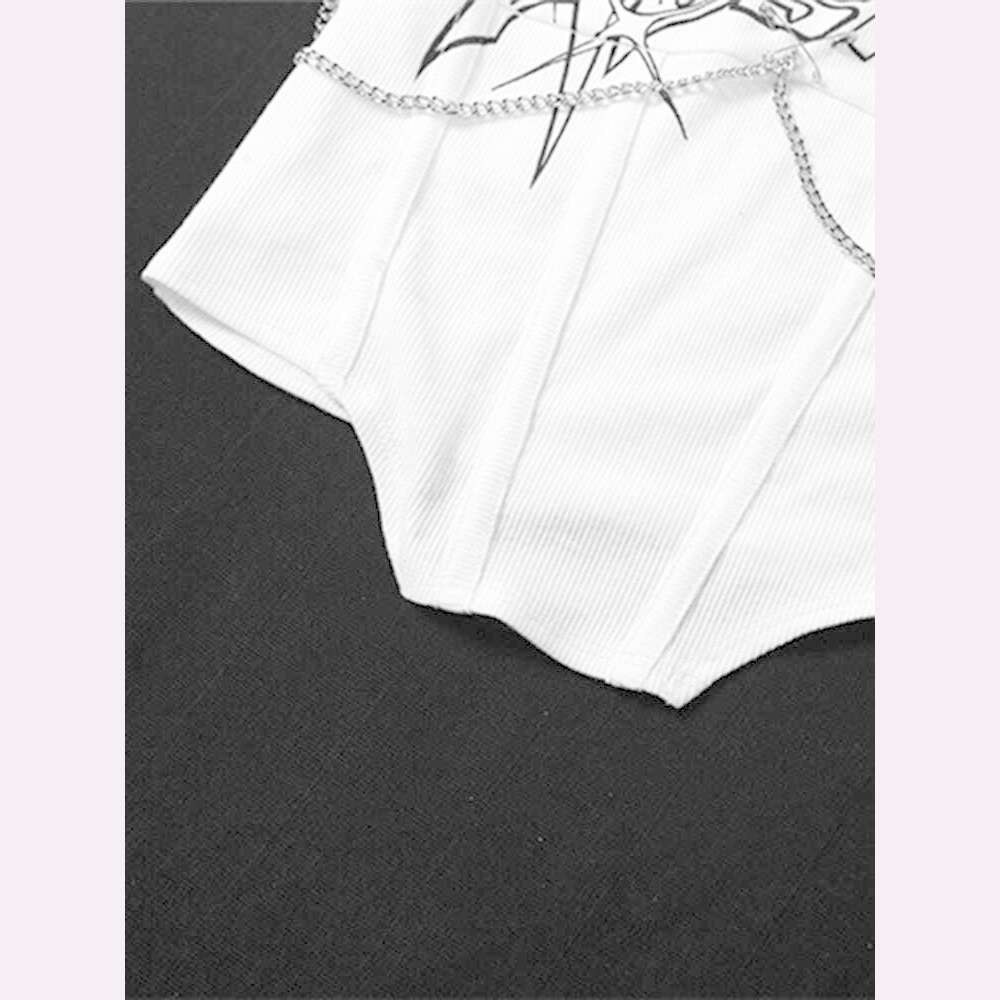 KIMLUD, Y2K Crop Top Female O Neck T Shirt White Corset Top Solid Streetwear Skinny Short Sleeve Tees Graphic T Shirts Women's Clothing, KIMLUD Womens Clothes