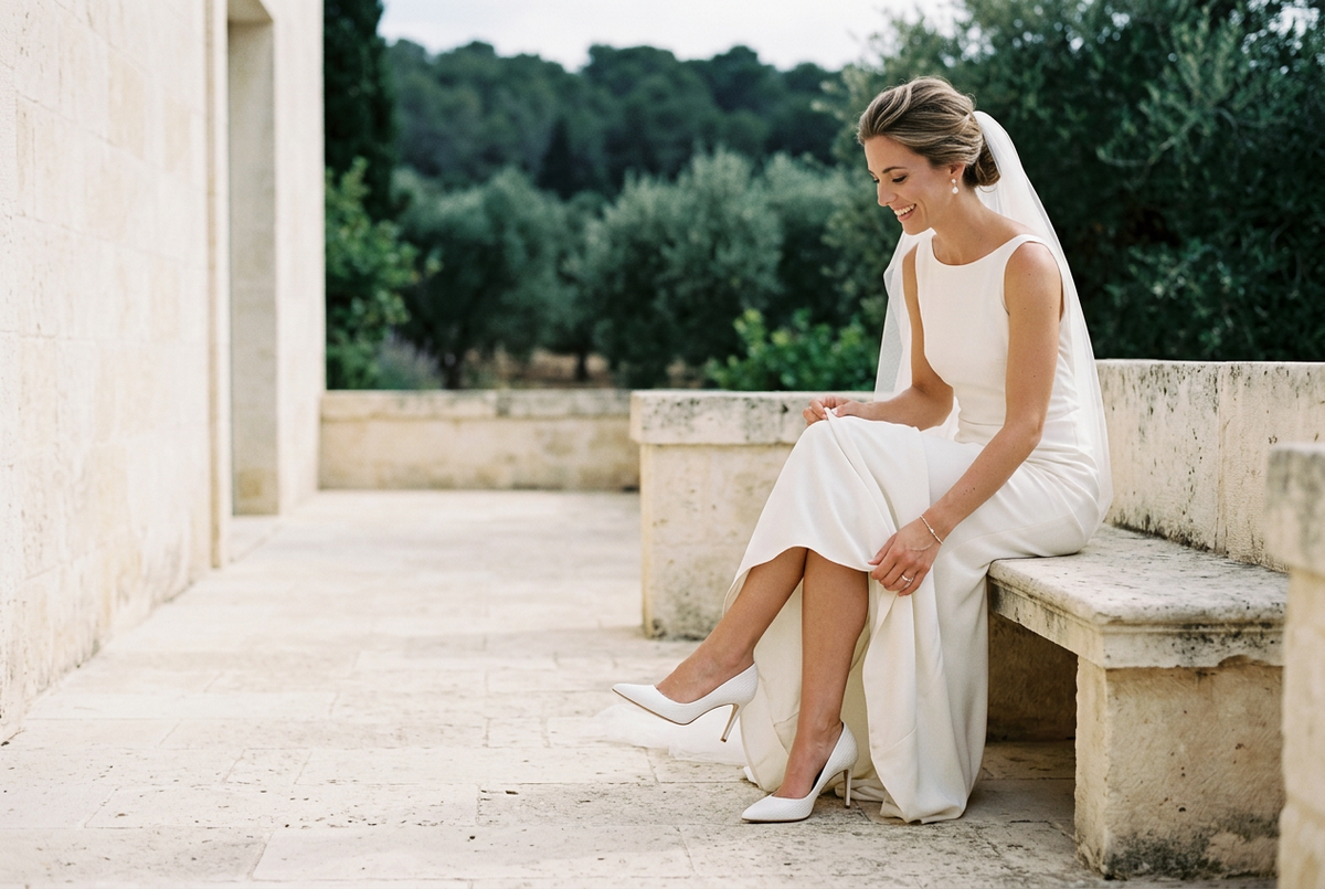White Bridal Shoes
