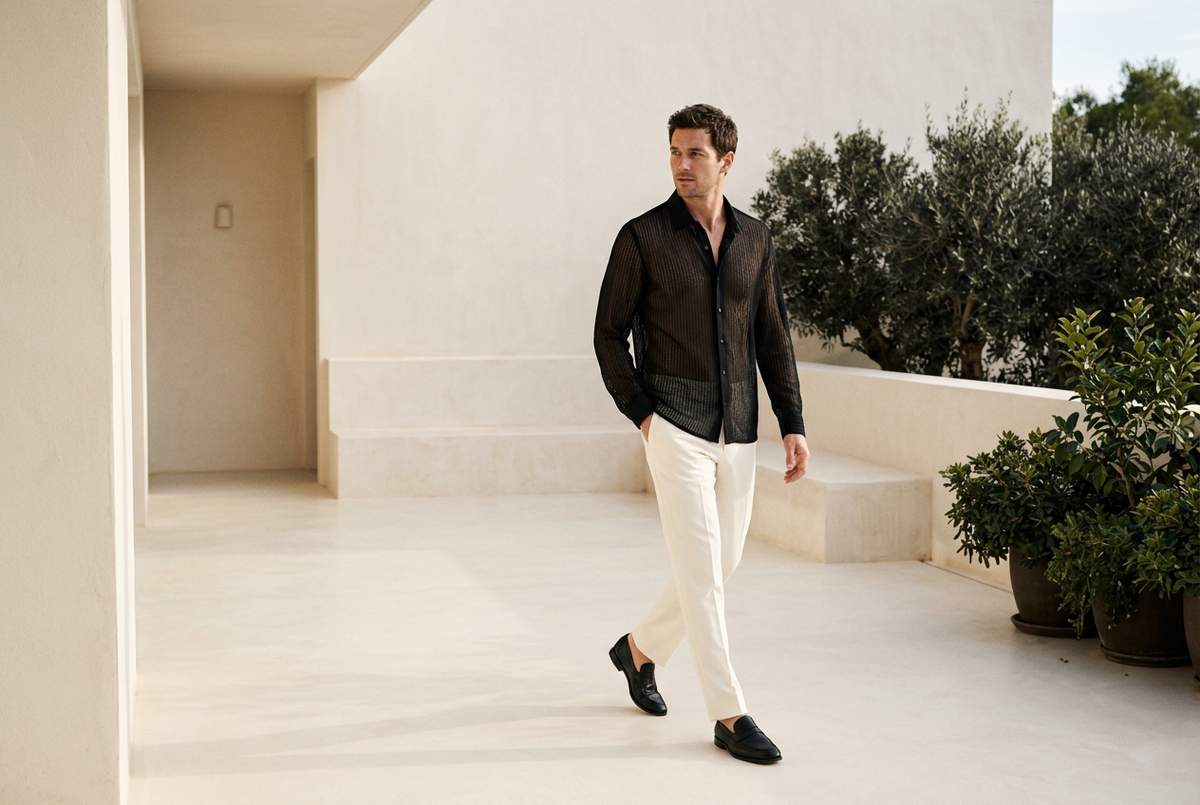 Men's Sheer Shirts