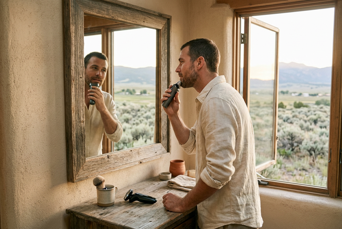 Shaving collection banner