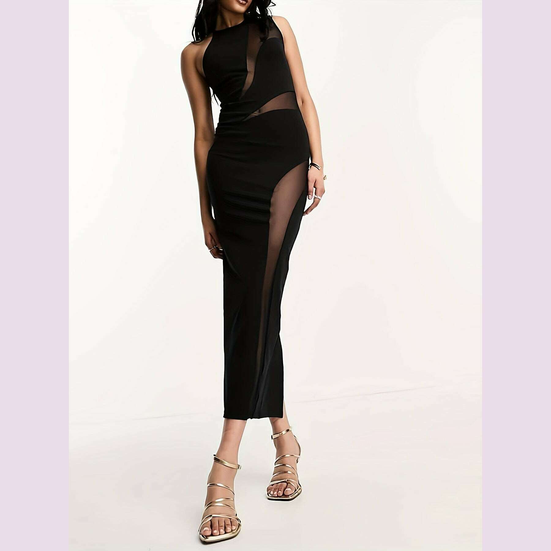 flirty-sheer-mesh-bodycon-dress---sleeveless-slinky-for-springsummer-glam---feminine-elegant-midi-style---womens-fashionkimlud-womens-fashion-34625845