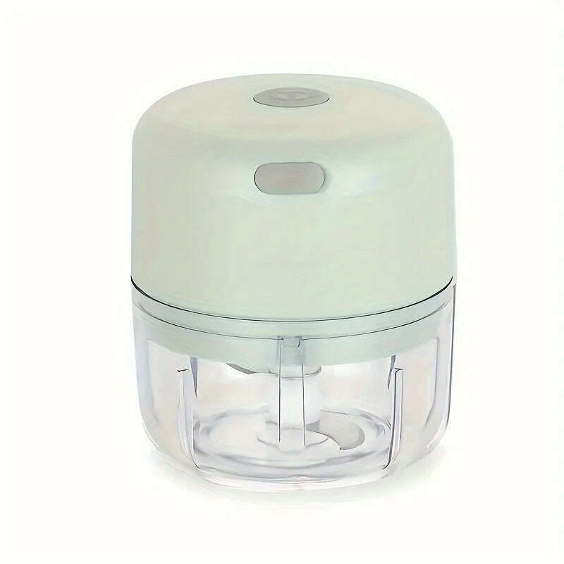 100/250ml Wireless Electric Garlic Masher Vegetable Fruit Cutter Kitchen Gadgets for Home USB Portable Food Crusher Meat Grinder - KIMLUD
