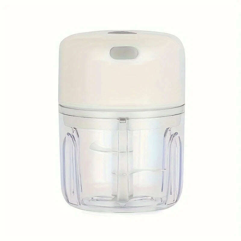 100/250ml Wireless Electric Garlic Masher Vegetable Fruit Cutter Kitchen Gadgets for Home USB Portable Food Crusher Meat Grinder - KIMLUD