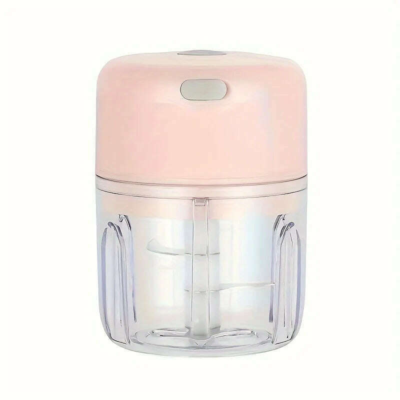 100/250ml Wireless Electric Garlic Masher Vegetable Fruit Cutter Kitchen Gadgets for Home USB Portable Food Crusher Meat Grinder - KIMLUD