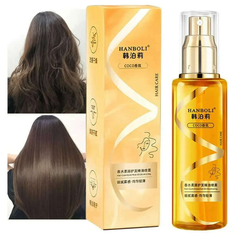 KIMLUD, 100ml Hair Oil Spray Harmless Hair Oil For Curly Hair Oil Sheen Spray For Moisturizing And Nourishing  Gift For Women, CHINA, KIMLUD Women's Clothes