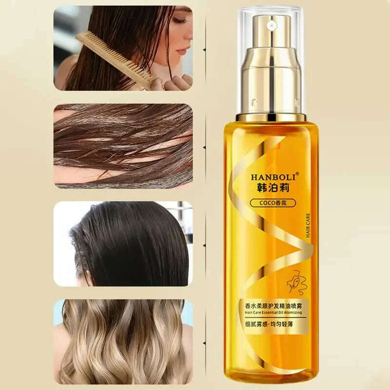 KIMLUD, 100ml Hair Oil Spray Harmless Hair Oil For Curly Hair Oil Sheen Spray For Moisturizing And Nourishing  Gift For Women, KIMLUD Womens Clothes