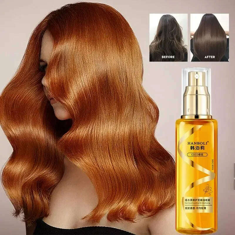 KIMLUD, 100ml Hair Oil Spray Harmless Hair Oil For Curly Hair Oil Sheen Spray For Moisturizing And Nourishing  Gift For Women, KIMLUD Women's Clothes