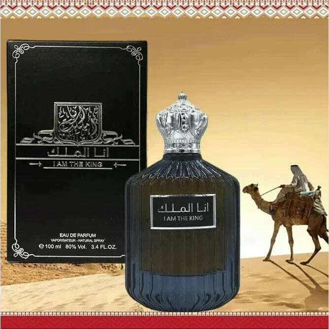 KIMLUD, 100ml High Quality Original Mens Perfume Dubai Prince Cologne Long Lasting Perfume Light Fragrance Fresh Desert Fragrance Arabia, KIMLUD Womens Clothes