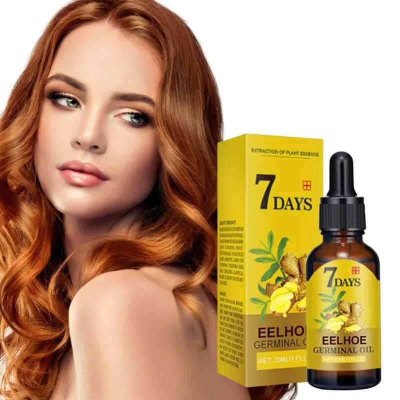 KIMLUD, 10/20/40ml Hair Growth Serum Oil Dense Regrowth Ginger Hair Care Repair Liquid Essential Anti Loss for Women Men Hair Care, KIMLUD Womens Clothes