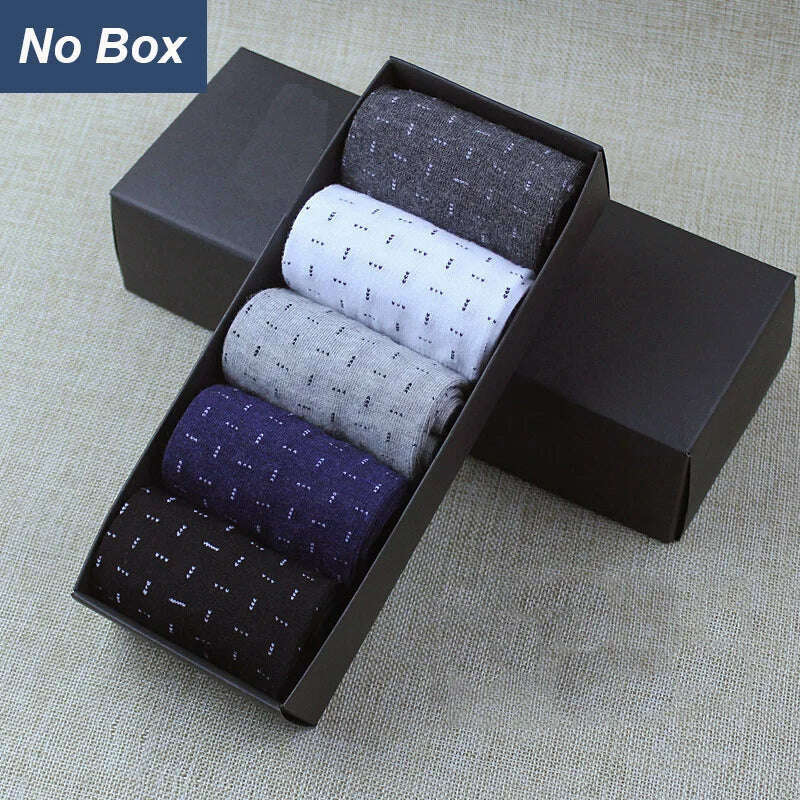 KIMLUD, 10Pcs=5 Pairs High Quality Bamboo Fiber Socks Men's Elite Casual Business Socks Wear Not Smelly Natural Antibacterial Socks, KIMLUD Womens Clothes